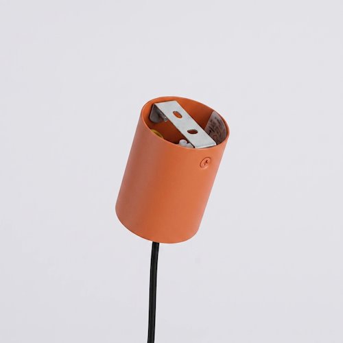 Lampa wisząca Nox 4-punktowa 4xE14 ochra czerwona