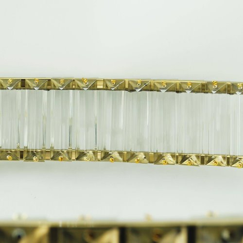 Lampa wisząca LED kryształowy okrąg Aureola 32W