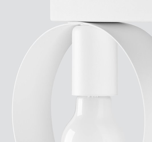 Lampa sufitowa loftowa TITRAN 2xE27 biała