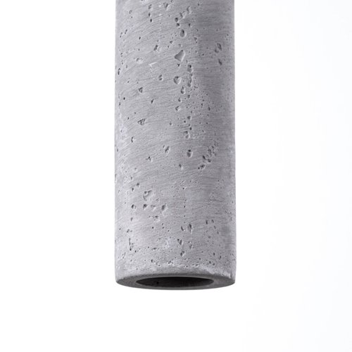 Lampa wisząca pojedyncza tuba PASTELO 1xG9 beton