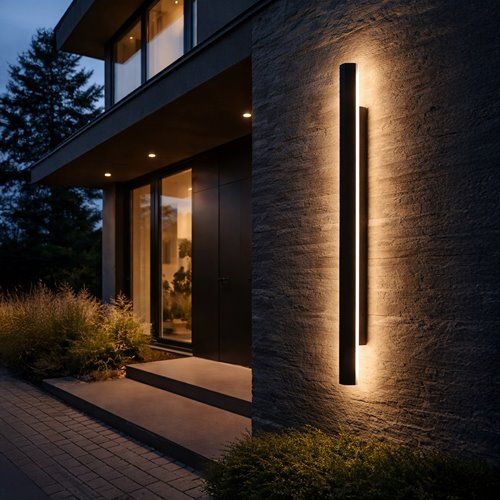 Lampa architektoniczna LED 20W 120cm Now CCT czarna