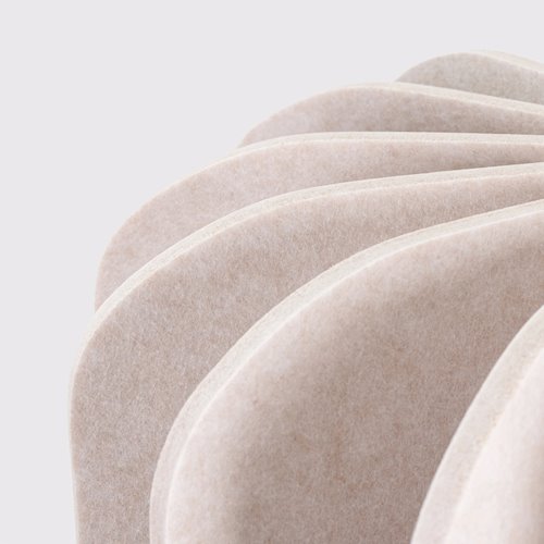 Lampa wisząca filcowa Mula 45 cm 1xE27 beżowa