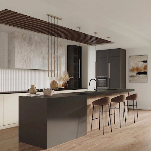 Lampa wisząca potrójna tuba Pastelo 3P 3xG9 okrągła taupe