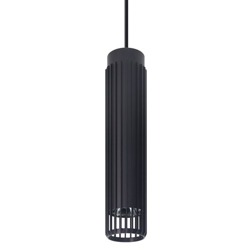 Lampa wisząca Tuba 1xGU10 Vertical czarna
