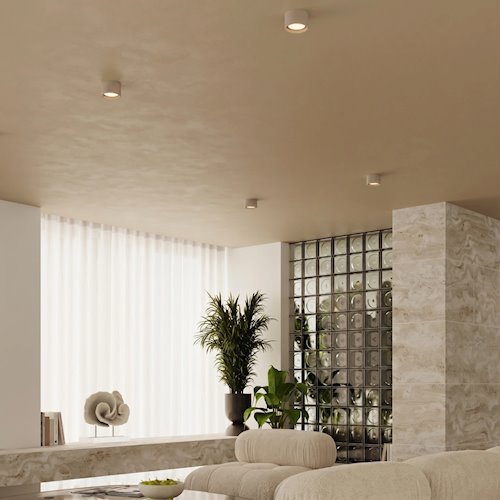 Lampa sufitowa tuba Modo 1xGx53 taupe