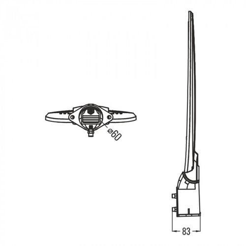 Lampa Uliczna LED 200W Street Premium 26000lm 6500K