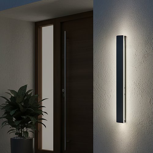 Kinkiet elewacyjny LED Mirana 12W 60cm 4000K czarny