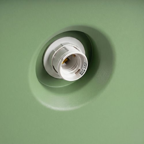 Lampa wisząca klasyczna Bilo 1xE27 szałwiowa