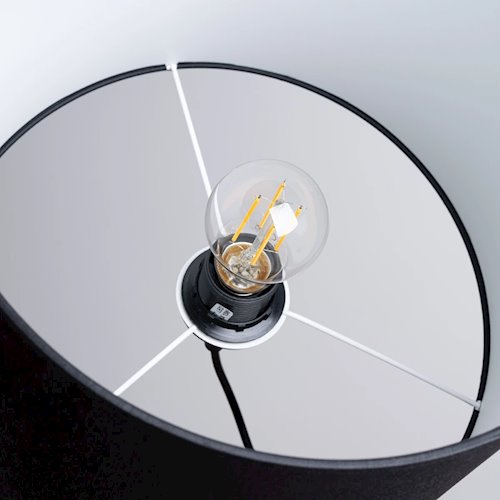 Lampa wisząca minimalistyczna Nova 30cm 1xE27 czarna