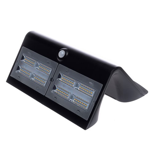 Kinkiet Solarny LED Butterfly Czarna 6,8W