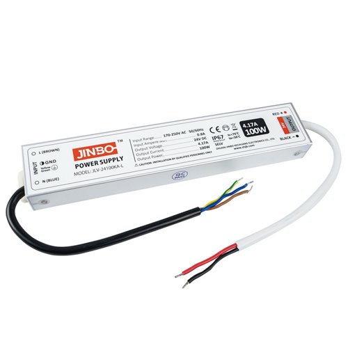 Zasilacz LED 24V IP67 wodoodporny 100W 4,17A 5 lat gw.