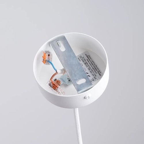 Lampa wisząca nowoczesna Nicus 1xE27 biała