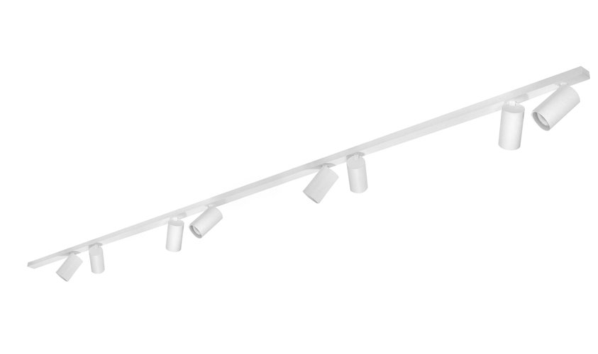 Lampa natynkowa narożna 116x116cm SpotLine 8xGU10 biała