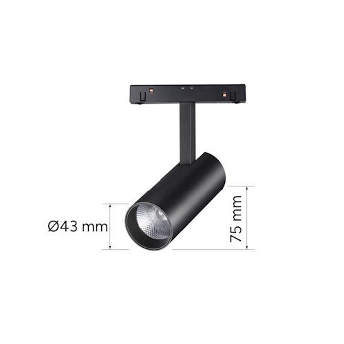 Reflektor magnetyczny Genesis biały 7W 3CCT