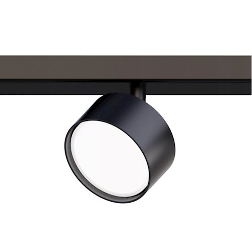 Listwa sufitowa 40cm z okrągłymi reflektorami 3xGX53 czarna
