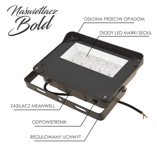 Naświetlacz LED BOLD 150W 19200lm Neutralny