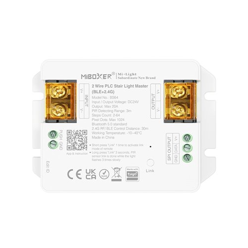 Sterownik schodowy Mi-Light Tuya BS64 24V z czujnikami ruchu