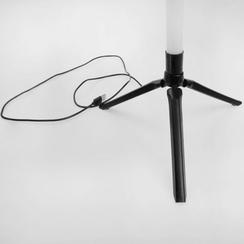 Lampa podłogowa LED RGB Tuya Smart 5W muzyczna czarna