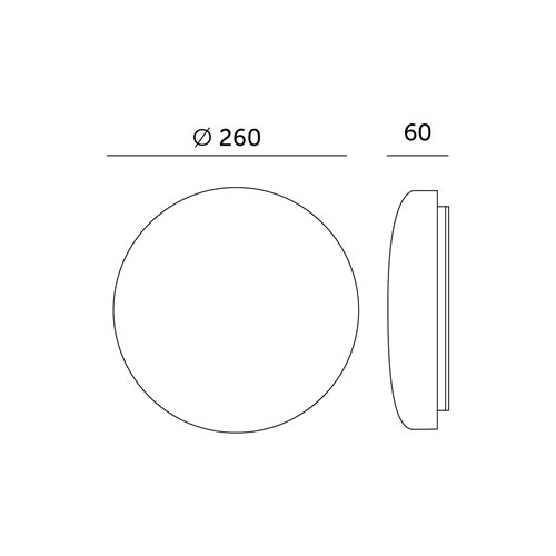 Plafoniera LED Sofi 18W 1620lm biała neutralna