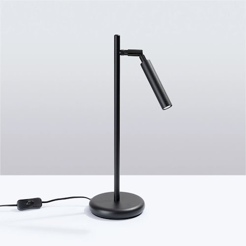 Lampa biurkowa Pastelo 1xG9 czarna