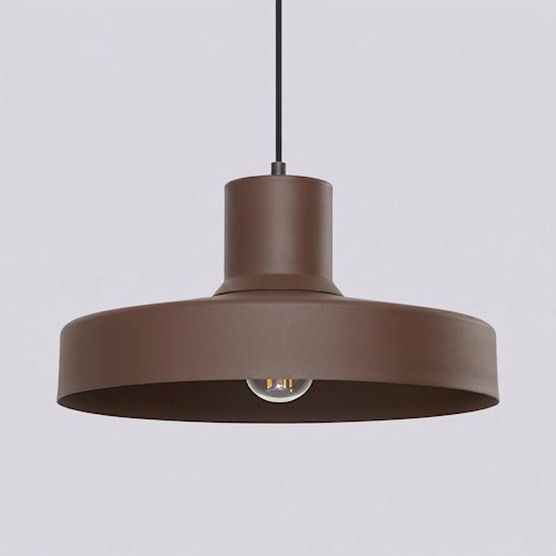 Lampa wisząca klasyczna Bilo 1xE27 brązowa