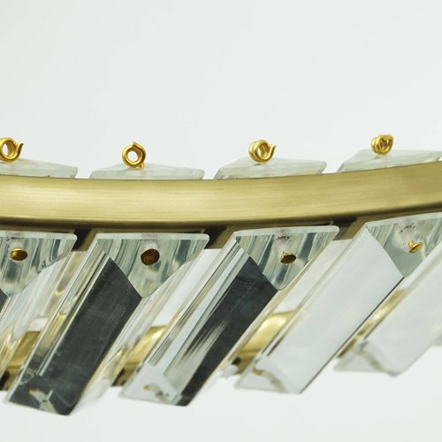 Lampa wisząca LED kryształowy okrąg Aureola 32W