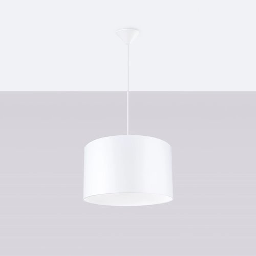 Lampa wisząca minimalistyczna Nova 40cm 1xE27 biała