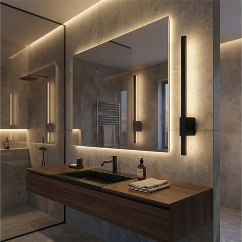 Lampa linia elewacyjna LED 9W 60cm czarna