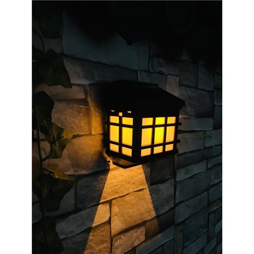 Kinkiet solarny LED Retro Płomień