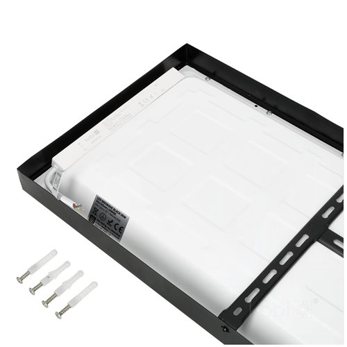 Panel LED 120x30 natynkowy PRO 3Y 36W 3960lm czarny 4000K