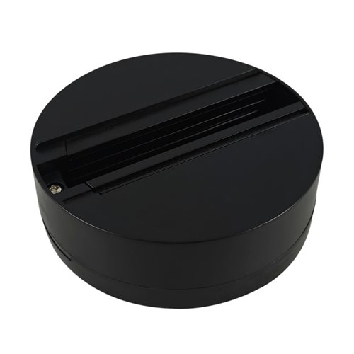 Adapter natynkowy do opraw szynowych trójfazowych czarny