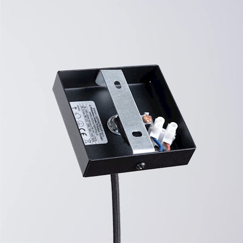 Lampa wisząca dekoracyjna Prysm 1xG9 czarna