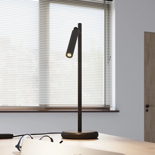 Lampa biurkowa Pastelo 1xG9 czarna