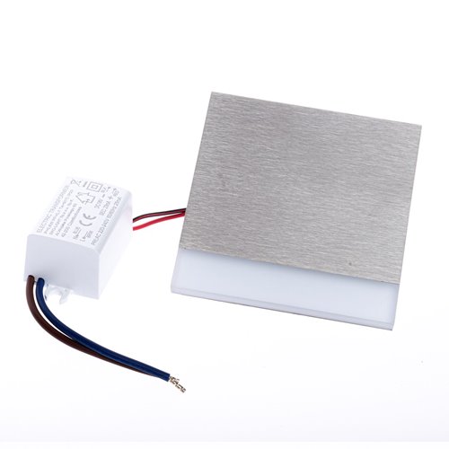 Oprawa schodowa 230V BERG srebrna Neutralna 4000K