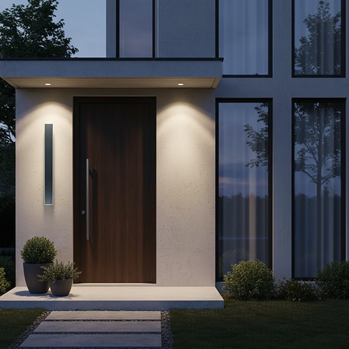 Kinkiet elewacyjny LED Mirana 12W 60cm 4000K czarny