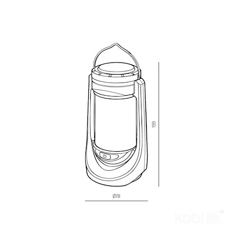 Latarenka LED z akumulatorem IP44 200lm 2CCT