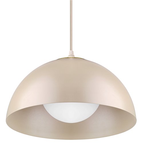 Lampa wisząca E27 żyrandol Velia 30cm kaszmir