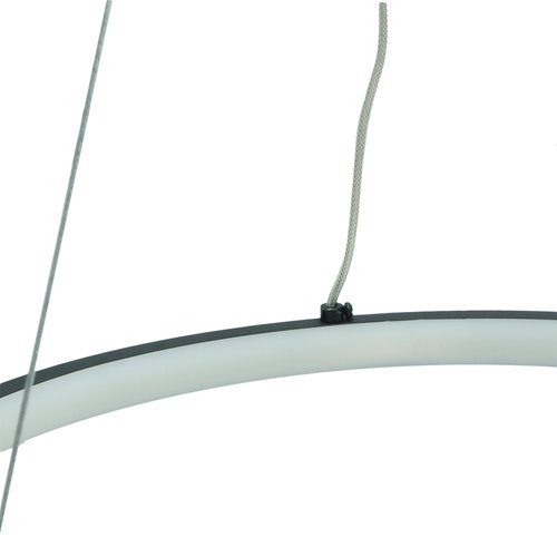 Lampa wisząca LED okrągła Perro 36W czarna