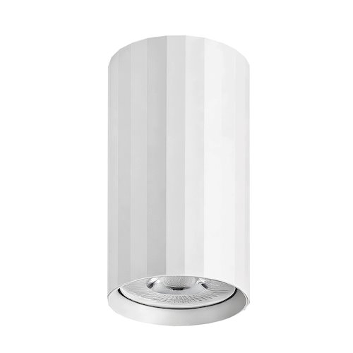 Tuba sufitowa GU10 ryflowana Axen 55x100mm biała