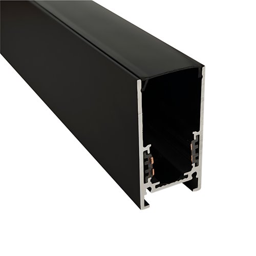 Szyna magnetyczna F-LINE natynkowa czarna - 2 metry