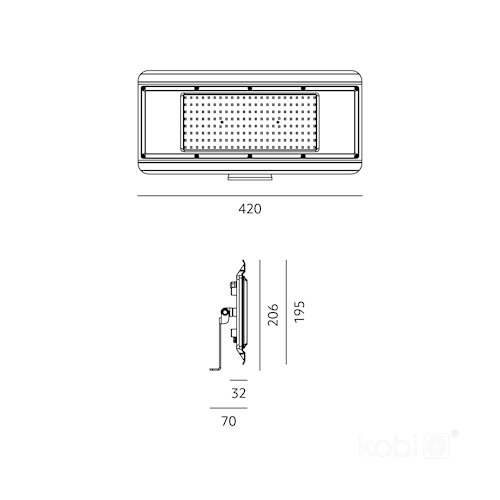 Lampa przemysłowa LED 4w1 Luxo 200W 21200lm 4000K