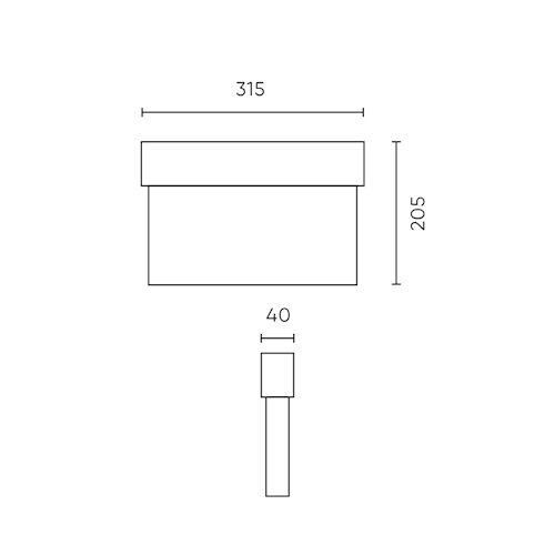 Lampa ewakuacyjna LED 0,8W 59lm 3h AT z akumulatorem