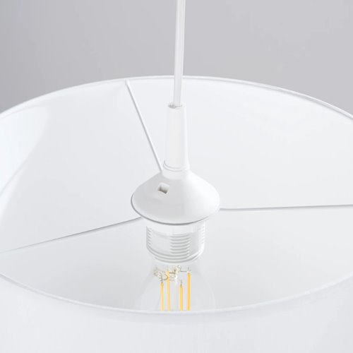 Lampa wisząca minimalistyczna Nova 30cm 1xE27 biała