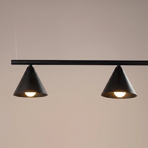 Lampa wisząca Nox 4-punktowa 4xE14 czarna