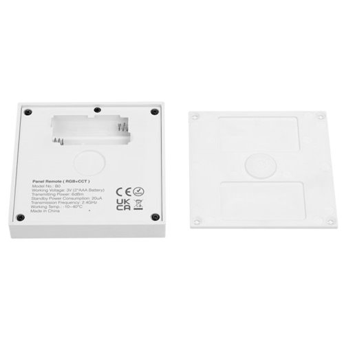 Sterownik ścienny Mi-Light B0 czarny RGB+CCT 2xAAA