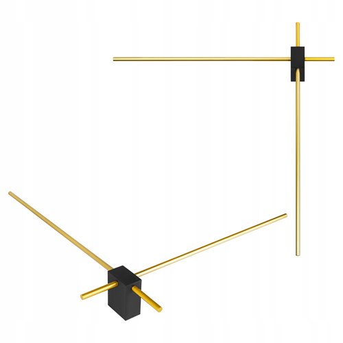 Kinkiet ścienny liniowy Costi 12W 2x60cm złoty