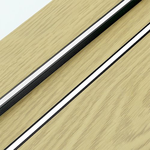 Profil LED wpuszczany wąski Tiny 7mm czarny z kloszem 2m
