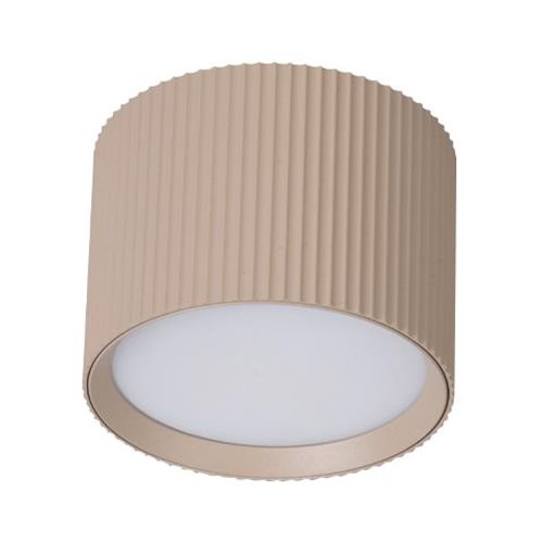 Lampa sufitowa GX53 Liora okrągła beżowa