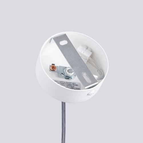 Lampa wisząca tuba Liro 1xGU10 biała