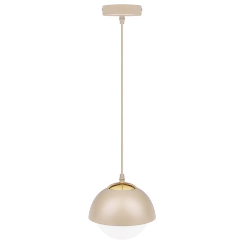 Lampa wisząca pojedyncza E27 Velia 18cm kaszmir